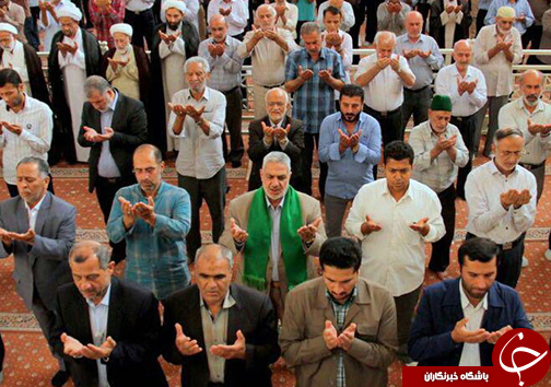 اقامه نماز عید سعید فطر در گلستان + تصاویر