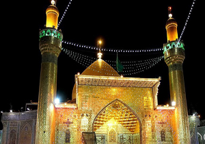 ترمیم درون ضریح مطهر امیر المومنین(ع) در نجف اشرف+تصاویر