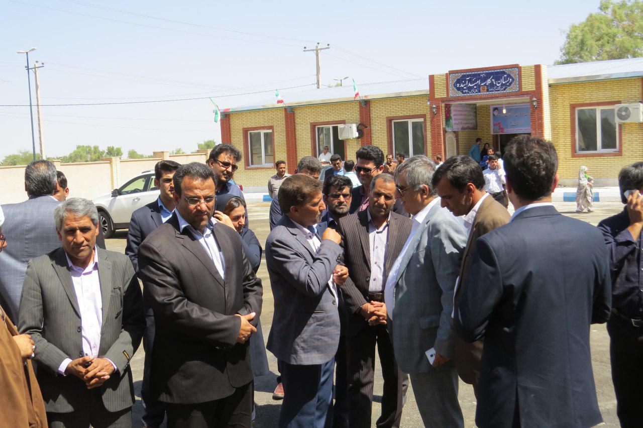افتتاح یک واحد اموزشی خیر سازدر ریگان