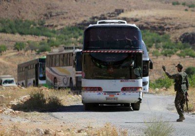 ایجاد اختلال هواپیماهای آمریکایی در حرکت اتوبوس&zwnj;های حامل تروریست&zwnj;های داعش