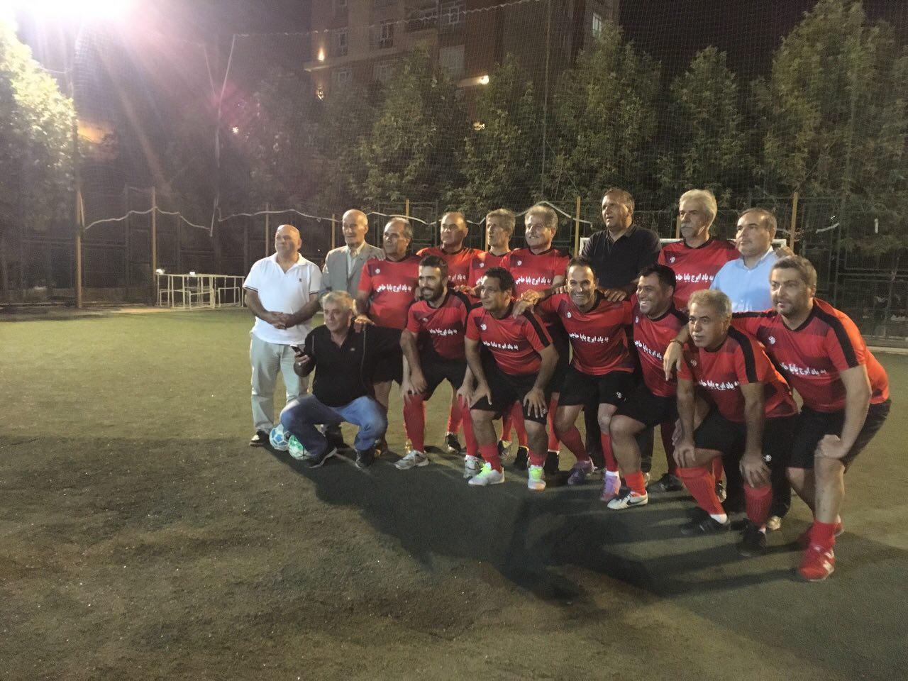 برتری پرگل پیشکسوتان پرسپولیس مقابل تیم فوتبال خبرنگاران