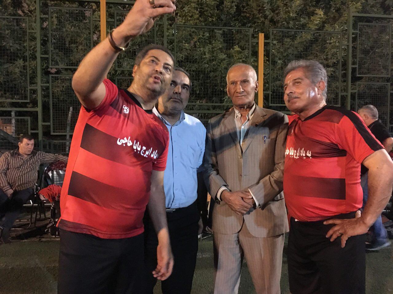 برتری پرگل پیشکسوتان پرسپولیس مقابل تیم فوتبال خبرنگاران