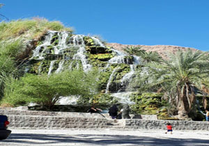 نمایی از آبشار زیبای تزرج در حاجی‌آباد + فیلم
