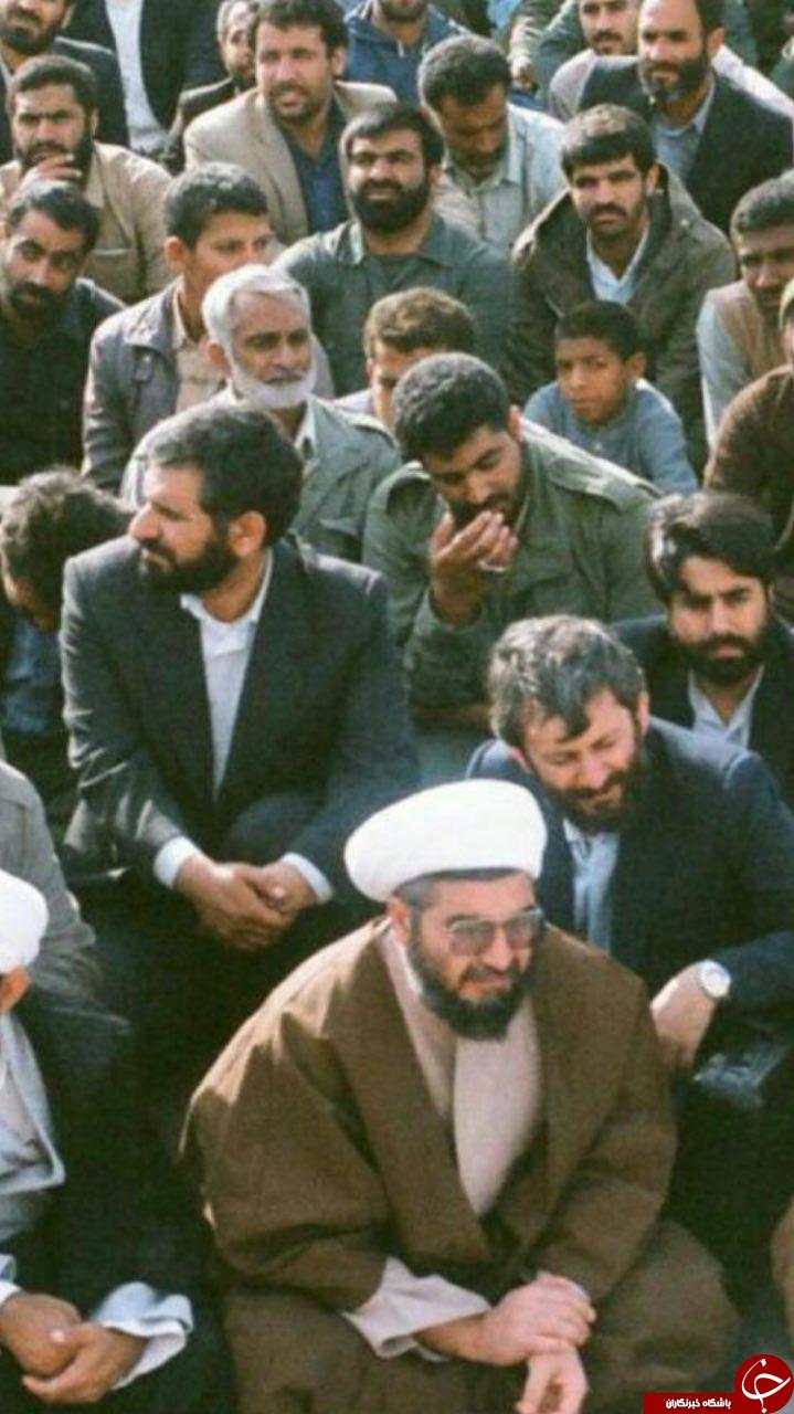 عکس دیده نشده از حسن روحاني،جهانگيری و سردار سليماني در جواني