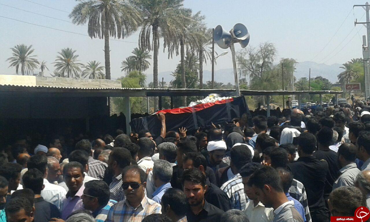 وداع آخر با پیکر دانش&zwnj;آموز فاطمه صادقی نسب در برنطین + تصاویر