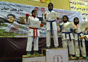 کسب ۳ عنوان برتر مسابقات بین‌المللی جام نقش جهان کاراته