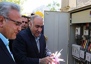 برق رسانی به روستای تنگ هفت و ایستگاه راه آهن بخش پاپی