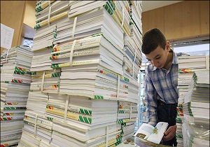 آغاز توزیع کتاب درسی در دامغان