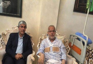 عیادت رئیس کمیته ملی المپیک از حبیب کاشانی