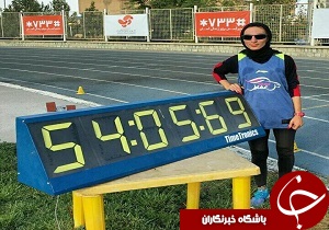 بانوی دونده تاکستانی قهرمان کشور شد