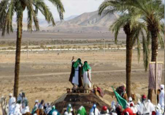 بازسازی واقعه غدیر در شهرستان دنا
