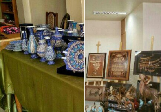 نمایش صنایع دستی30 هنرمند استان مرکزی درخمین