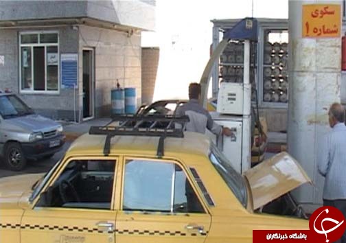 صف&zwnj;های طولانی اتومبیل برای استفاده رانندگان لرستانی از گاز CNG