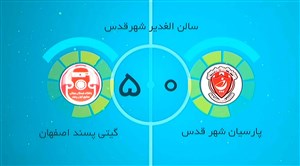 لیگ برتر فوتسال/ شکست سنگین تیم فوتسال پارسیان شهر قدس در خانه + فیلم