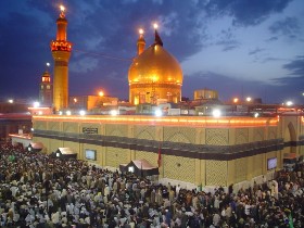 ورود زائران گیلانی اربعین حسینی از مرز مهران به کربلای معلی