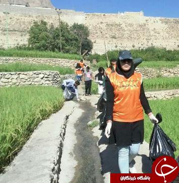 پاکسازی منطقه گردشی تفریحی رباط باغملک