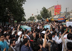 پیکر ۳ لاله مدافع حرم در قم تشییع می‌شود