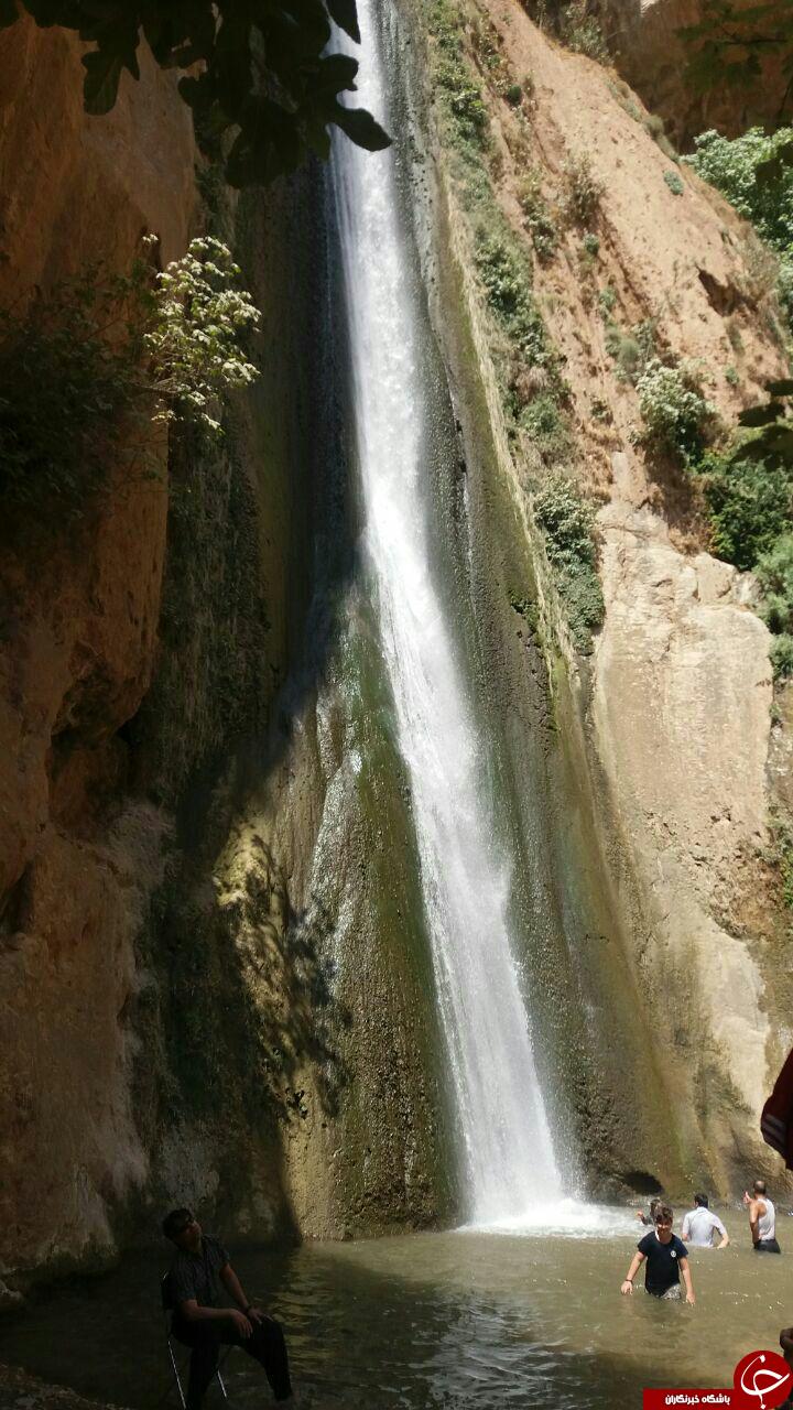 چشم اندازی زیبا از آبشار پیران + تصاویر