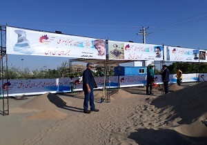 آغاز سمپوزیوم ملی مجسمه های شنی در بافق