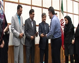 قدردانی از کارمندان نمونه دانشگاه علوم پزشکی گیلان