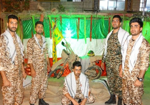 برگزاری مراسم گرامیداشت شهدای مدافع حرم در الیگودرز