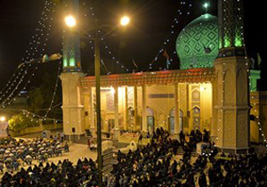 حرکت کاروان شادی غدیر به سمت امامزاده میرعلی بن الحسین (ع)