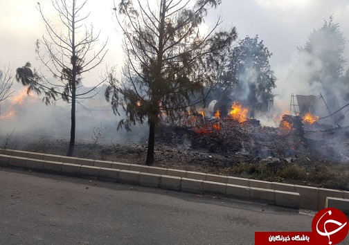 کارگاه پالت سازی طعمه آتش شد