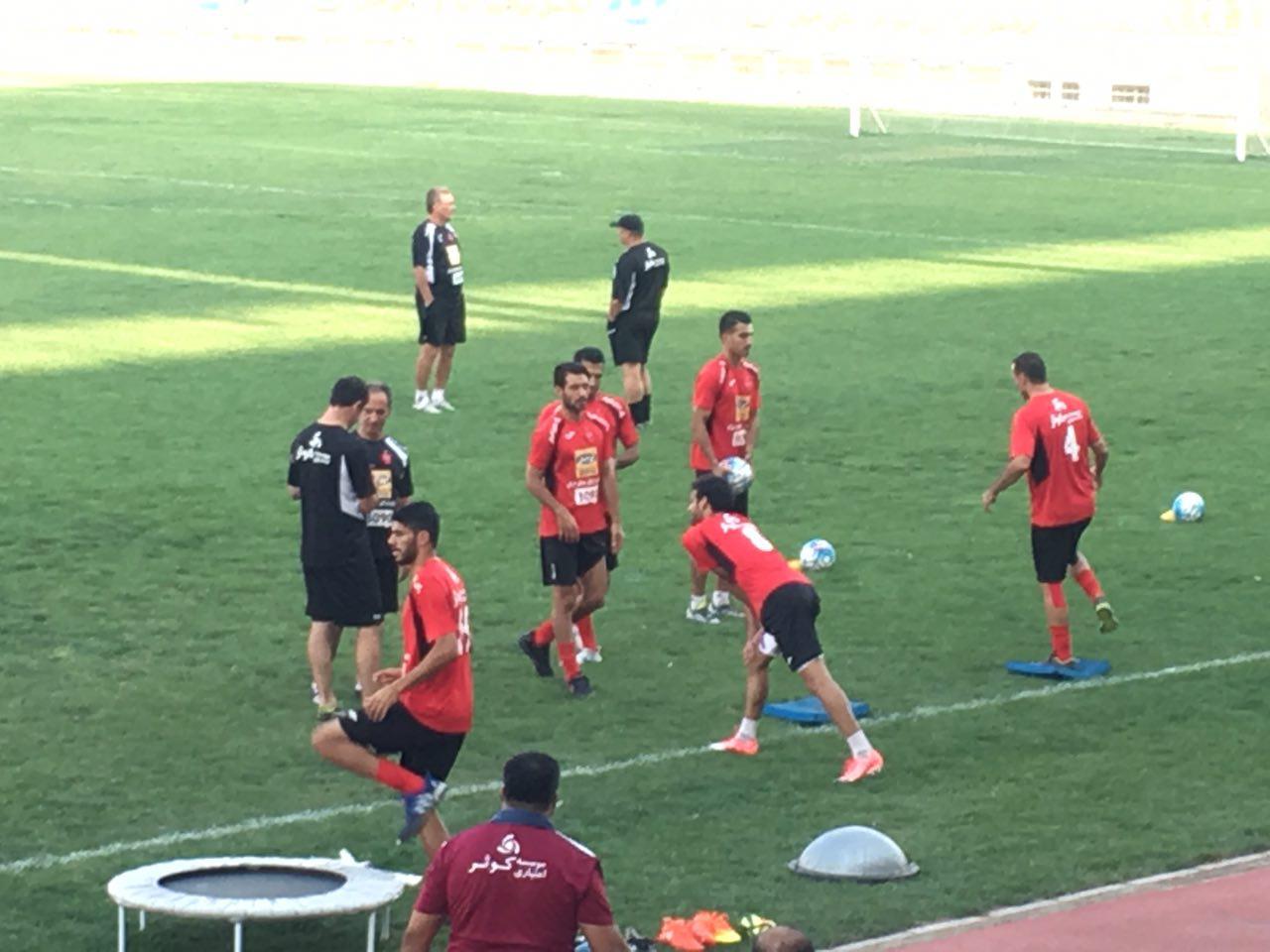 گزارش تمرين پرسپوليس گزارش تمرين پرسپوليس