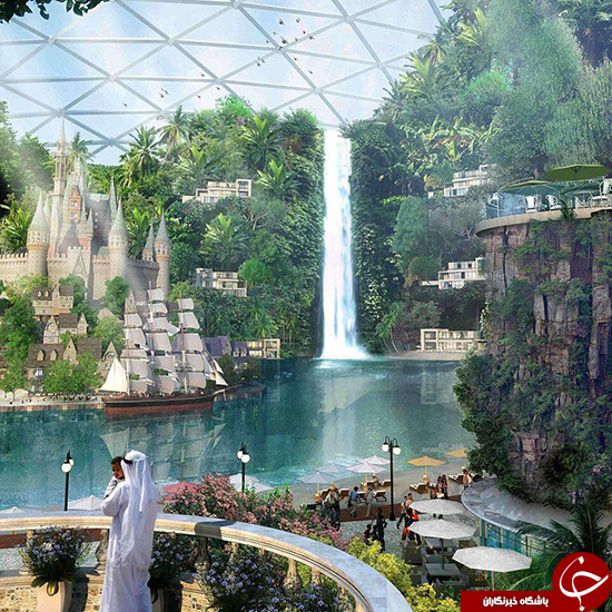 اولین شهر سقف دار جهان در دبی +عکس