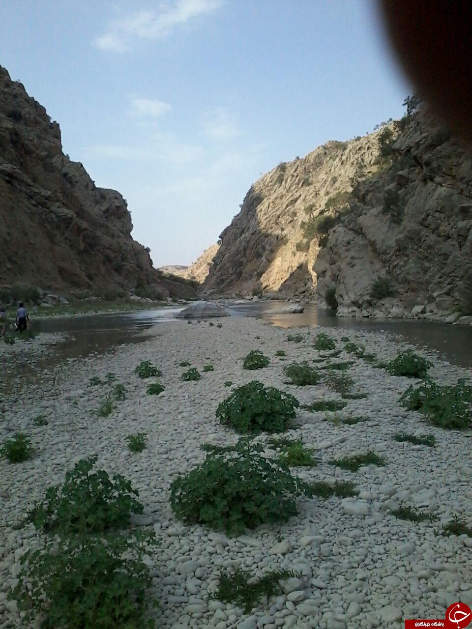 طبیعت رودخانه باشت از زاویه دوربین + تصاویر