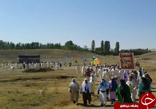 بازسازی غدیرخم با حضوربیش از ۴۰۰ هنرمند وبسیجی +تصاویر