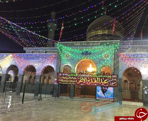 تصویر شهید حججی در حرم حضرت زینب (س)