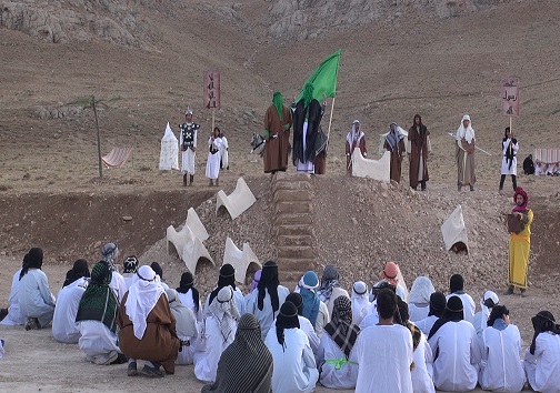 بازسازی واقعه &laquo;غدیرخم&raquo; در بیجار + تصاویر