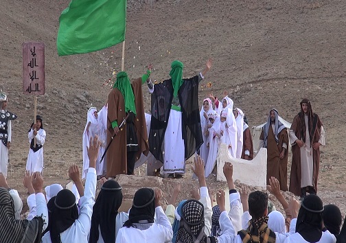 بازسازی واقعه &laquo;غدیرخم&raquo; در بیجار + تصاویر