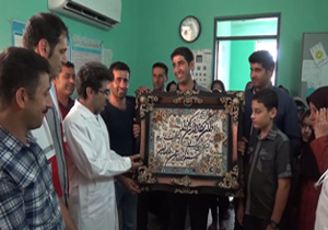 قدردانی اهالی روستای چوباغ جویبار از پزشک نیکوکار