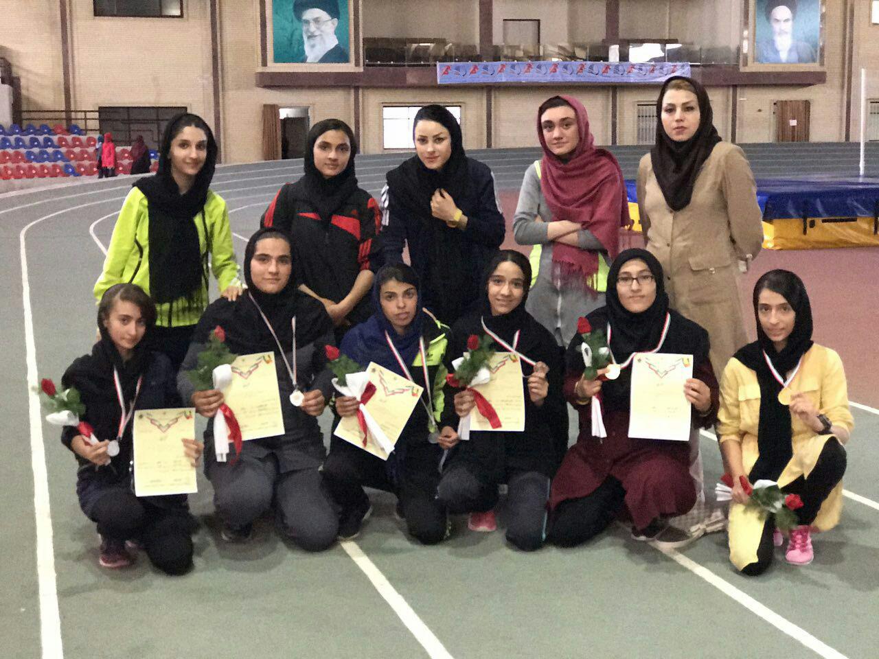 درخشش بانوان زنجانی در مسابقات دو و میدانی شمالغرب کشور
