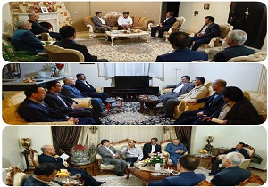 دیدار استاندار قزوین با سه خانواده آزاده