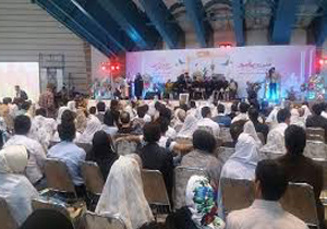جشن ازدواج ۹ زوج در بهمئی