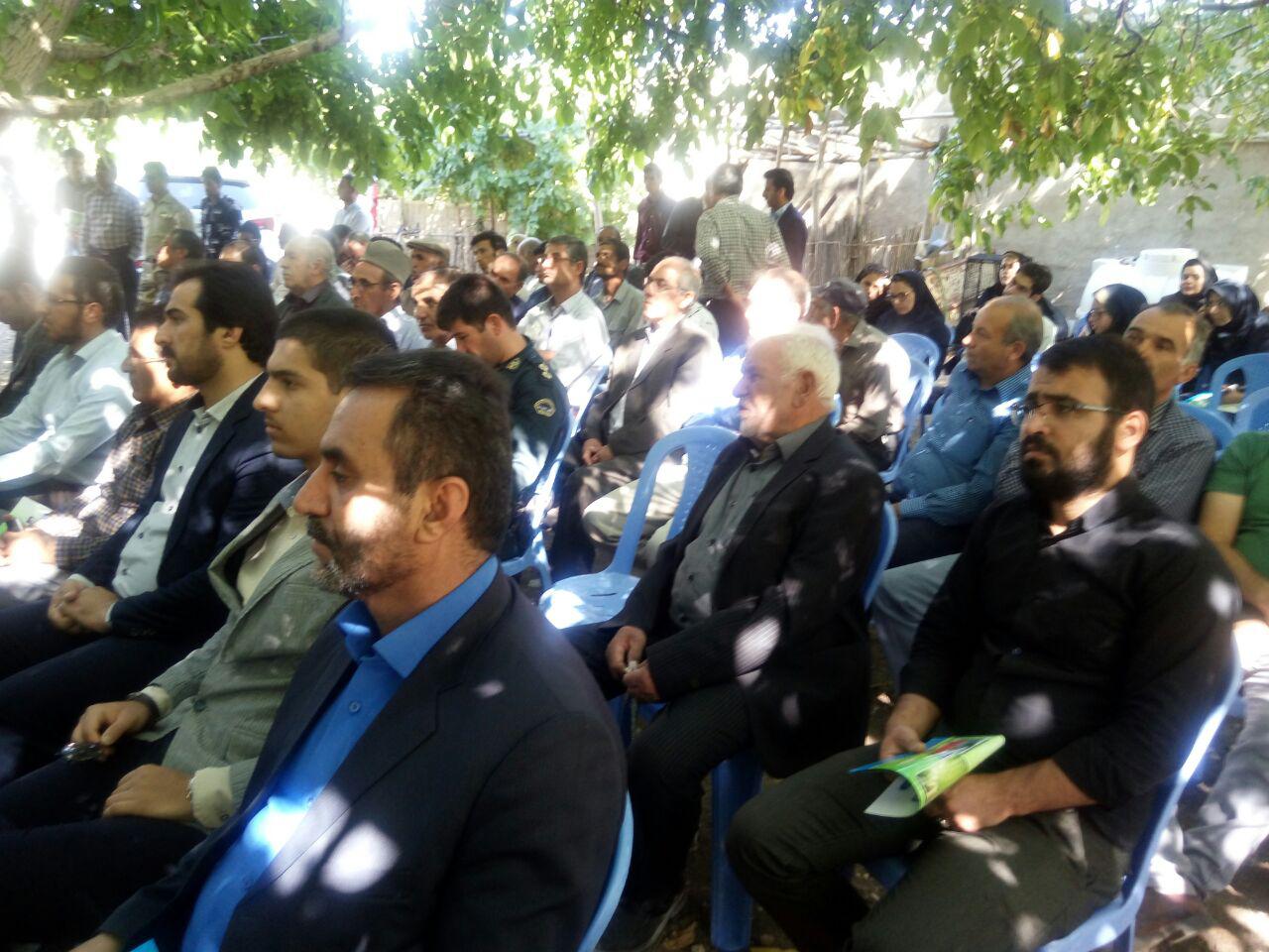 بهره برداری از طرح توسعه شبکه ابیاری قطره ای کاکان بویراحمد
