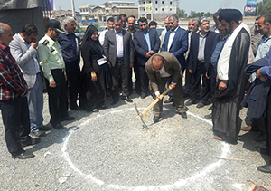 مراسم کلنگ زنی مجتمع خدماتی رفاهی گز شرقی گلستان