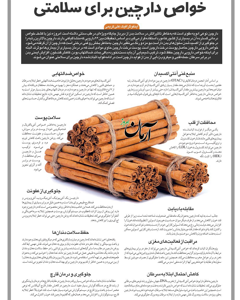 گنجینه ای مملوء از خواص شگفت انگیز نهفته در دارچین