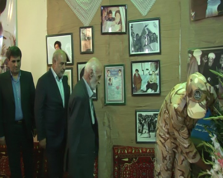 ادای احترام به شهید والامقام اله مدنی در همدان