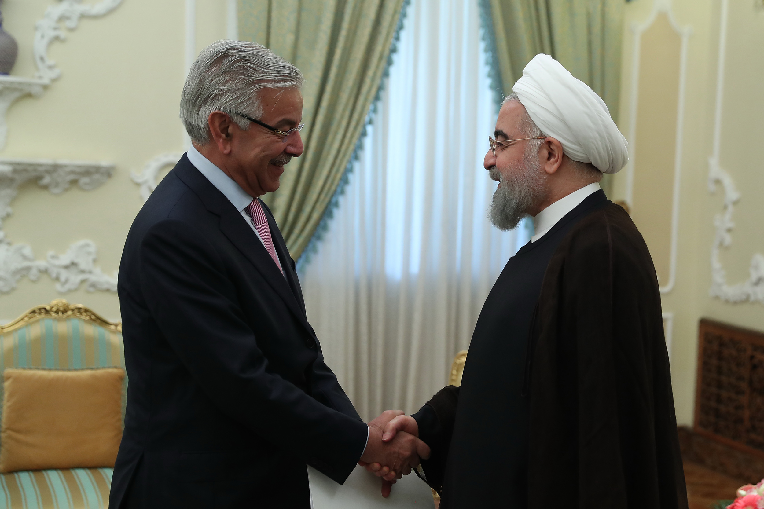 روحانی با وزیر امور خارجه پاکستان دیدار کرد