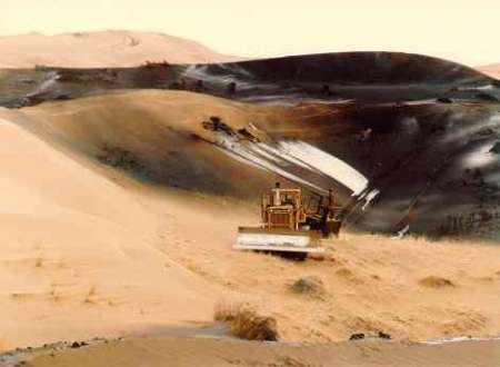 مالچ پاشی کانون ریزگردهای جازموریان