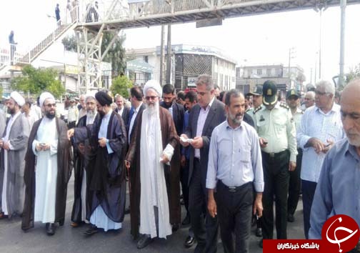 تشییع پیکر پدر شهیدان محمدزاده در محمودآباد +تصاویر