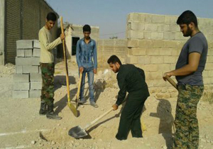 پایان کار جهادگران بسیجی در مناطق محروم لارستان
