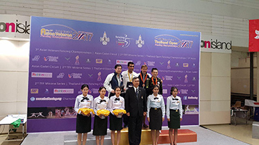 کسب مدال طلا از سوی شمشیرباز اصفهانی