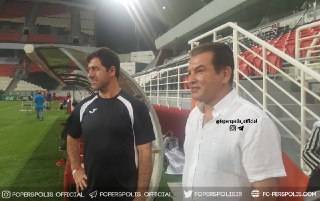 استیلی میهمان ویژه تمرین پرسپولیس
