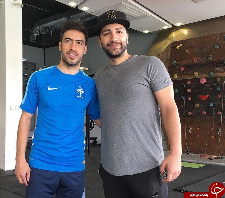 فوتبالیست ها و هنرمندانی که با هم در ارتباط هستند + تصاویر
