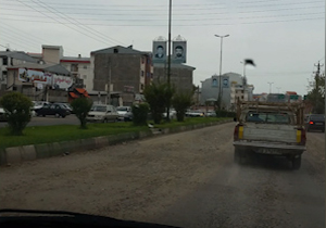 گلایه از وضعیت نامناسب خیابان در رشت + فیلم